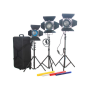 Came-TV 2pcs 1000W+1pcs 650W Fresnel Tungsten Spot Video Light Studio