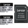 Lexar microSDXC Silver Plus UHS-1 128GB V30 R205/W100MB/s - 2PACK