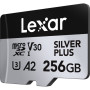 Lexar microSDXC Silver Plus UHS-1 256GB V30 R205/W100MB/s