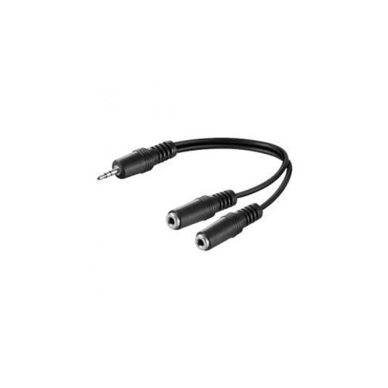 Goobay Adaptateur Jack 3,5 mm (3B, ST) 2 prises Jack 3,5 mm (3B, ST)