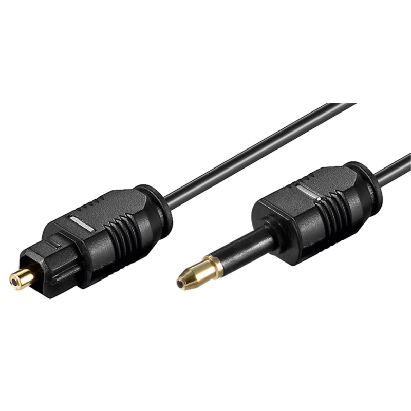 Goobay Cable TOSLINK Miniplug 3,5mm TOSLINK  ø 2,2 mm 2m