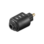 Goobay Adaptateur Prise 3,5 mm mini Toslink   Connecteur TOSLINK