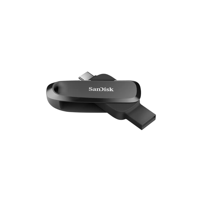 Sandisk Clé USB-C/USB-A "Phone drive", 3.2 Gen 1, 100MB/s, 256GB Noir