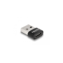 Delock Adaptateur USB 2.0 USB Type-A mâle vers USB Type-C femelle