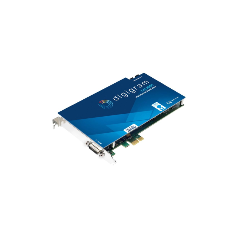 Digigram Carte PCIe, 4 In AES SRC, 4 Out AES, (Cable non inclus)