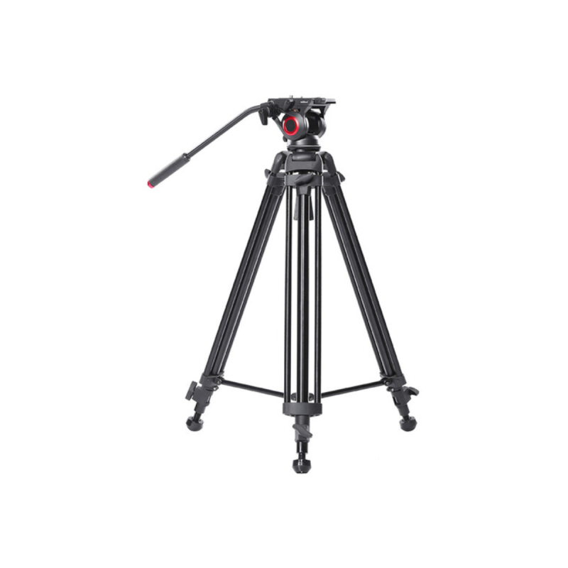 Came-TV Aluminum Fiber Video Tripod With Fluid Bowl Head And Spreader