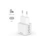 Hama Chargeur rapide, USB-C, super-mini-chargeur, PD, 25W, blanc