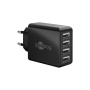 Goobay Chargeur Multiport USB-A (30 W) 4x ports USB-A noir