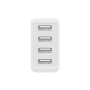 Goobay Chargeur Multiport USB-A (30 W) 4x ports USB-A blanc