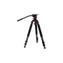 Came-TV Carbon Fiber Tripod With Fluid Bowl Head Max Load 55 Lbs 701B