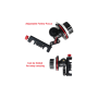 Came-TV Follow Focus FF-01 With A/B Hard Stops For 15mm Rod