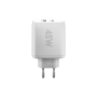 Goobay Chargeur Rapide Double (45W) blanc