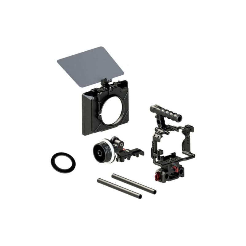 Came-TV Sony Camera Rig 15mm Follow Focus Rod System and Matte Box