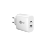 Goobay Chargeur Rapide Double (65 W) blanc