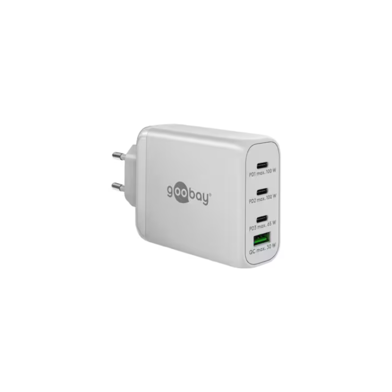 Goobay Chargeur Rapide Multiport (100W) blanc