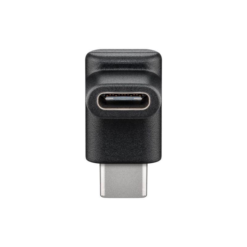 Goobay Adaptateur Prise femelle USB-C™   Connecteur USB-C™ coudé 90°