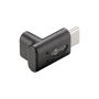 Goobay Adaptateur Prise femelle USB-C™   Connecteur USB-C™ coudé 90°