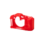 EasyCover camera case for Canon R8 red