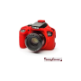 EasyCover camera case for Canon 1300D / 2000D / 4000D red