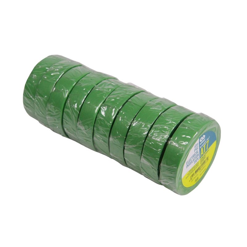 Advance Ruban Isolant AT7 15mm x 10m - Vert (Vendu par pack de 10)