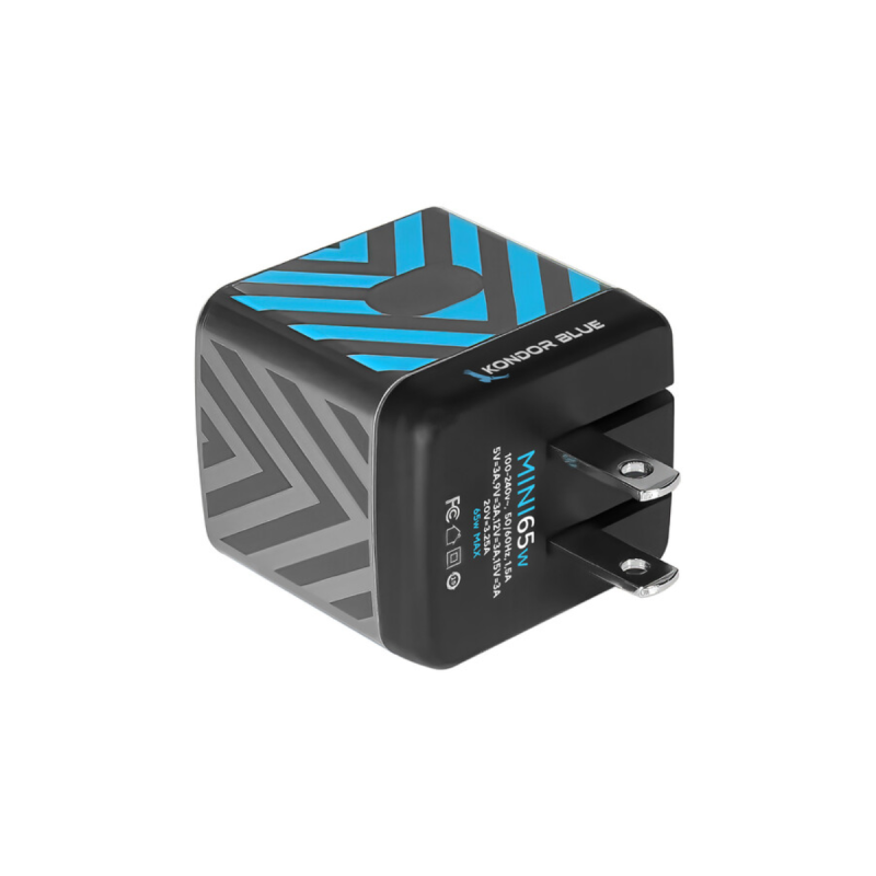 Kondor Blue 65W USB-C PD Wall Charger Brick