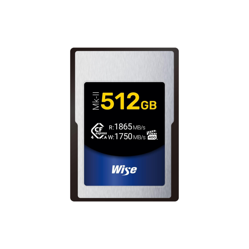 Wise 512GB CFexpress 4.0 Type A Mk-II Memory Card