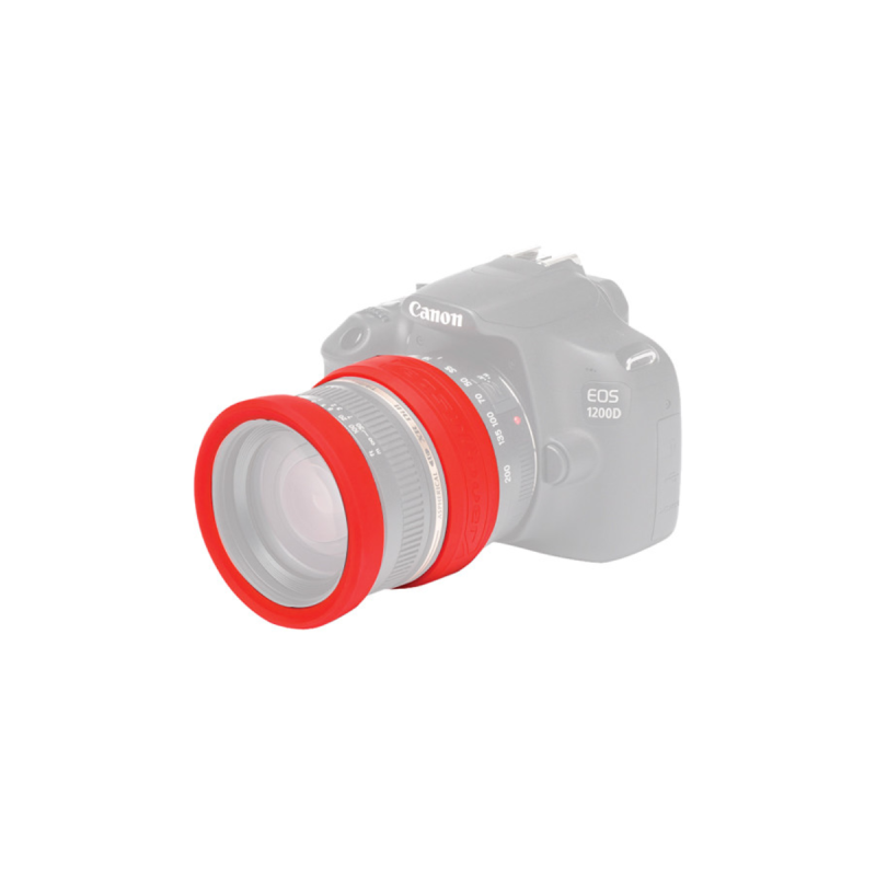 EasyCover lens rim for 52 mm red