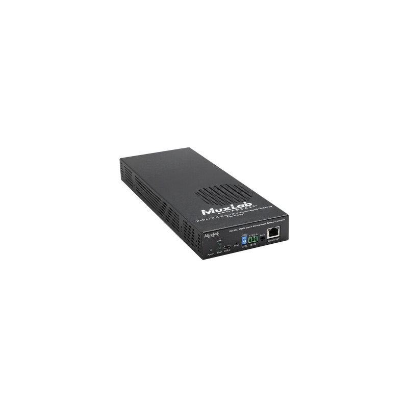 Muxlab 12G-SDI/ST2110 over IP Gateway Transceiver, MM