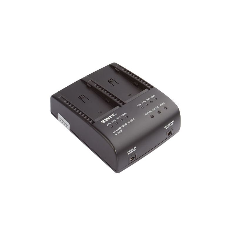 Swit S-3602F 2x2A DV Chargeur compatible avec Sony NP-F Series