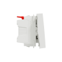 SCHNEIDER Unica-bouton-poussoir NO-10A-connexion rapide-2 mod-Blanc