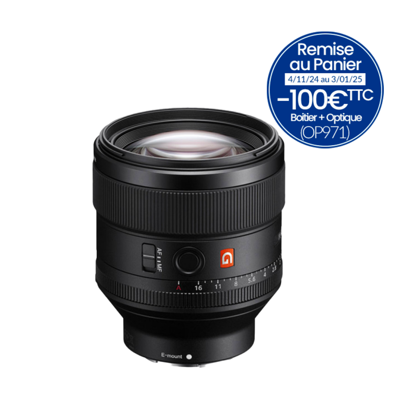 Sony SEL85F14GM Objectif FE 85mm F1.4 G Master