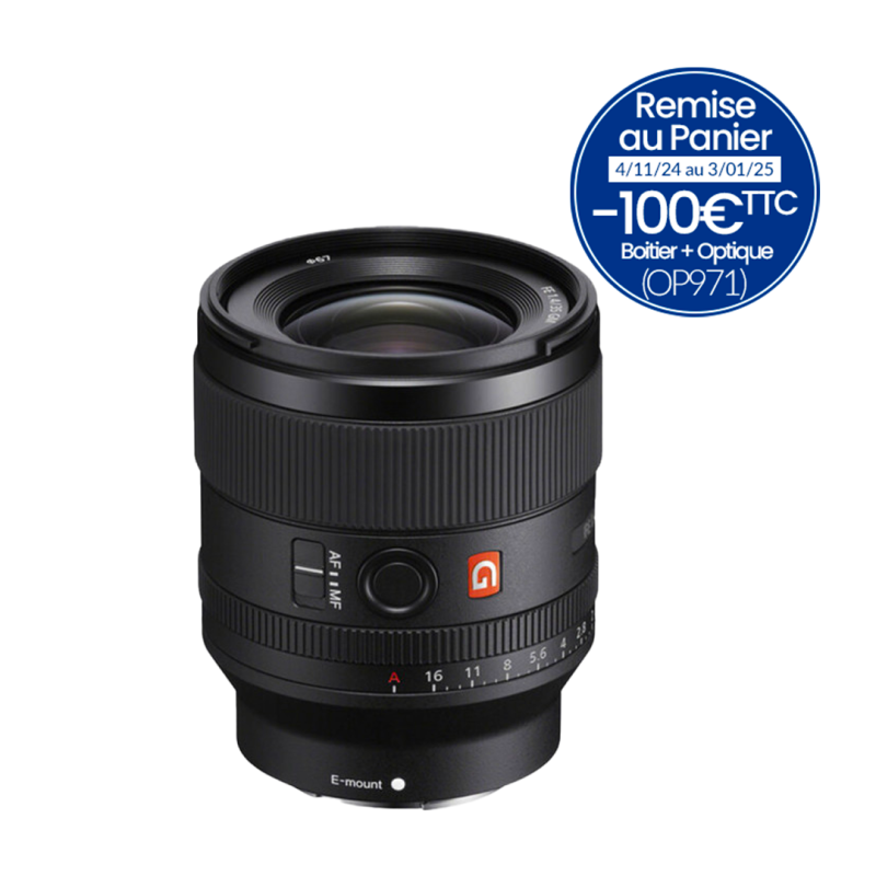 Sony Objectif photo FE 35 mm f/1.4 G Master - Plein format