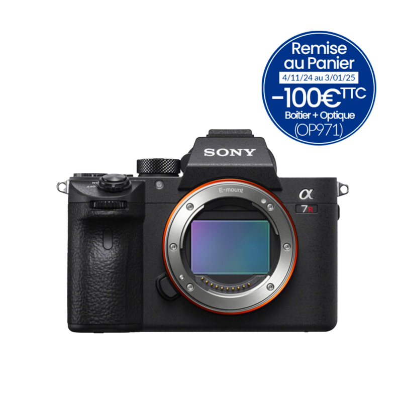 Sony Alpha 7R IV Boîtier Plein Format 61MP jusqu’à 240MP