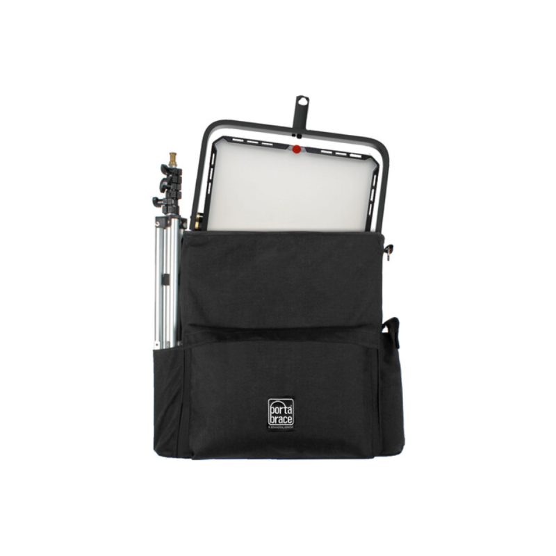 Portabrace soft sided carrying case for the Luxli Timpani 1x1 light