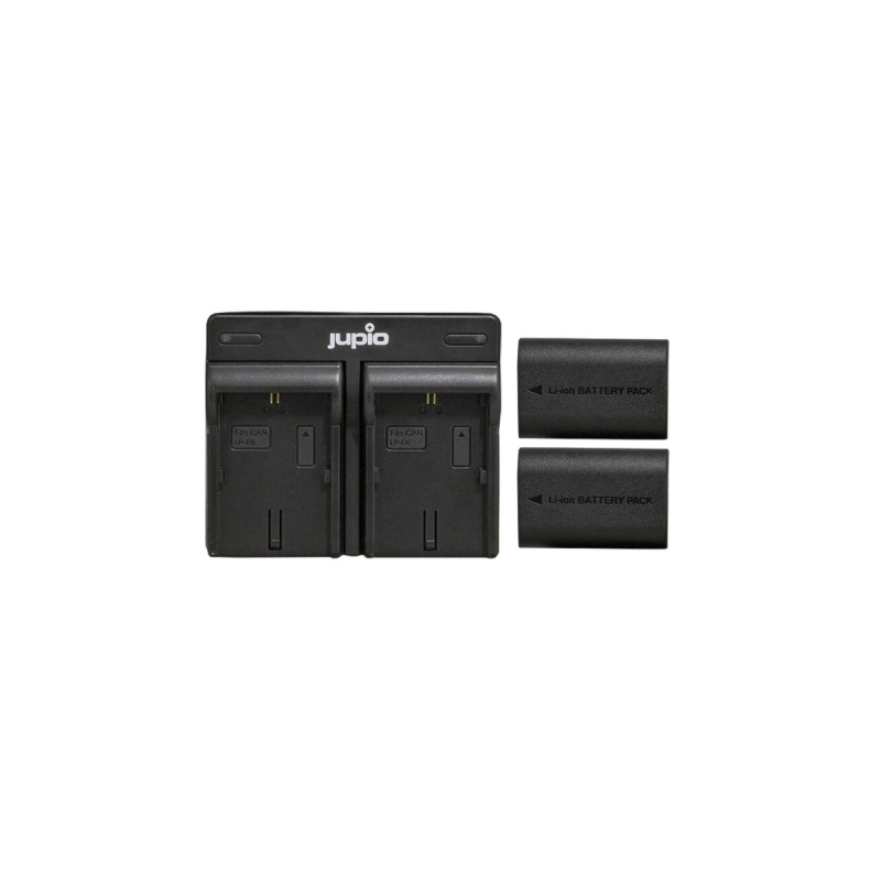 Jupio Value Pack: 2x batterie LP-E6NH 2130mAh + USB Dual Charger