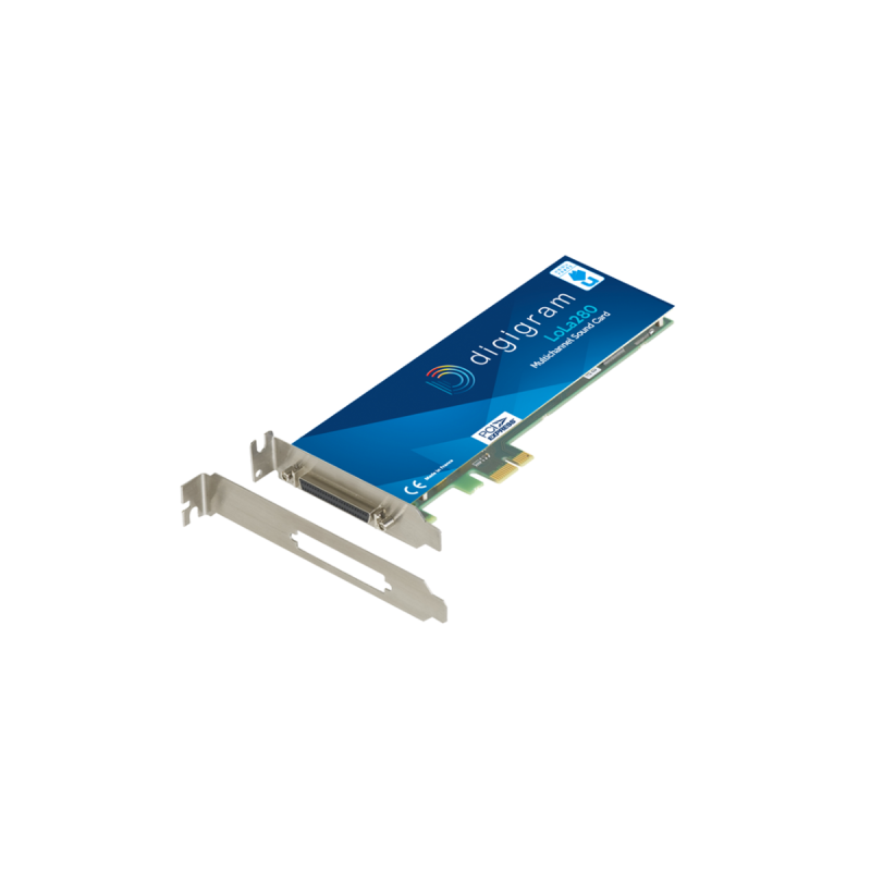 Digigram Carte PCIe, 8 In & 2 Out analog. (Cable non inclus)