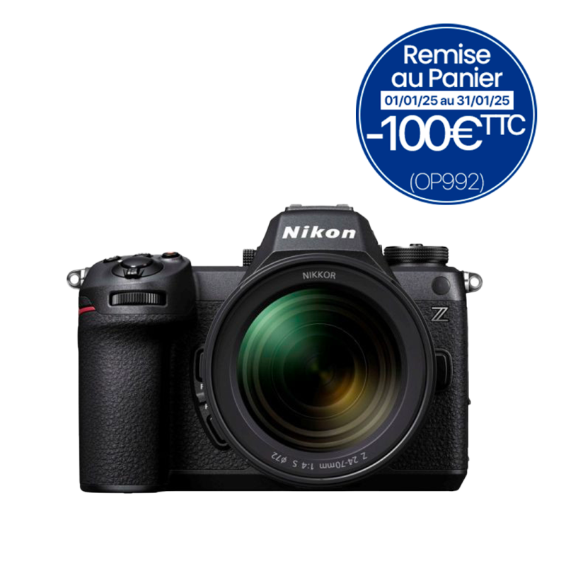 Nikon boitier Z6 III Hybride plein format 24.5Mp + optique 24-70mm F4