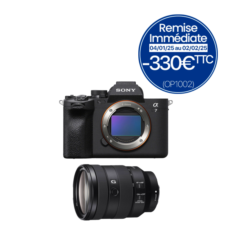 Sony Pack Alpha 7 IV Appareil photo hybride 4K + objectif 24-105mm F4