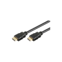 Goobay Câble HDMI™ haute vitesse avec Ethernet (4K à 30 Hz) 0,5m