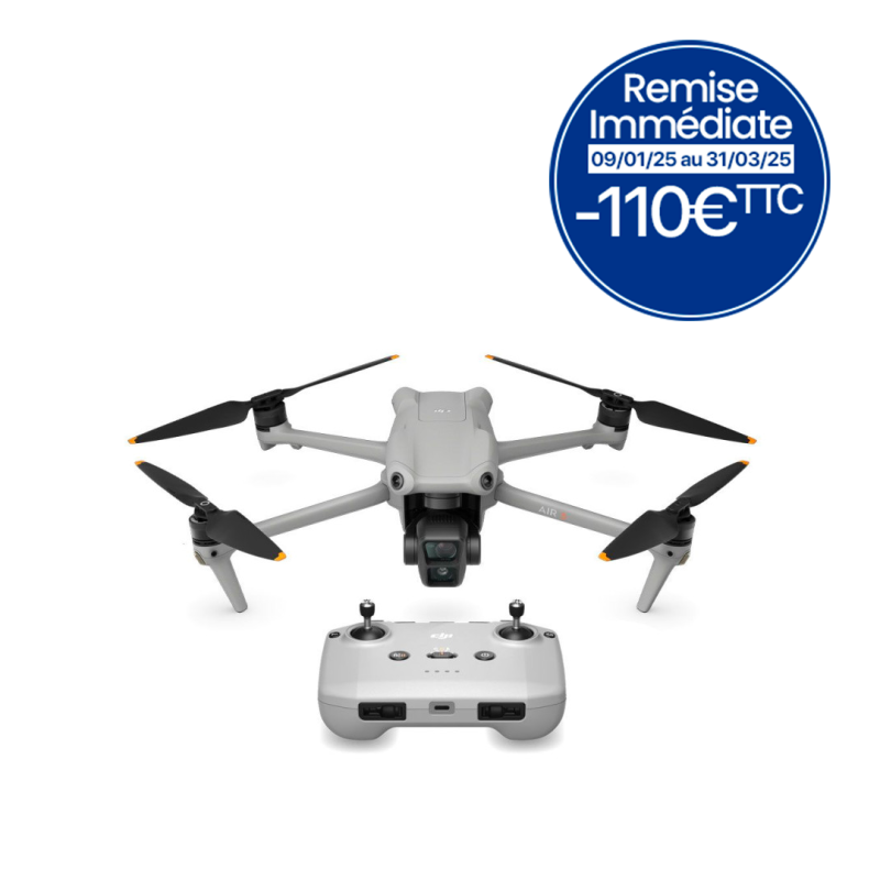 DJI Drone Air 3 et radiocommande DJI RC-N2