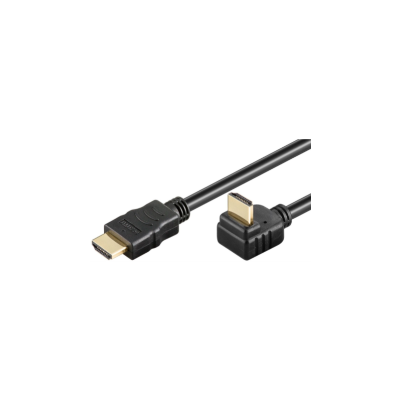 Goobay Câble HDMI™ 270° haute vitesse avec Ethernet (4K à 30 Hz) 1,5m