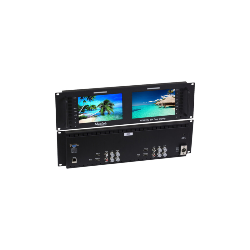 Muxlab HDMI/3G-SDI Single Display 17,3”, 4K/30