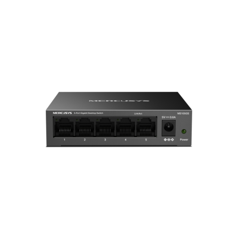 Mercusys Boitier en métal Switch de bureau 5 ports Gigabit port RJ45