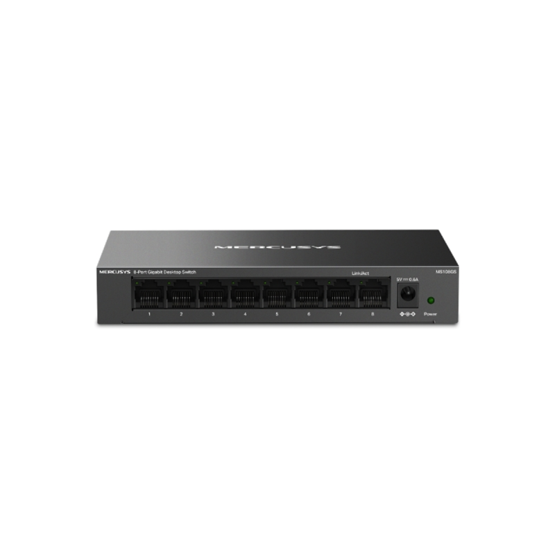 Mercusys Boitier métal Switch  8 ports Gigabit port RJ45