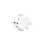 D2 DIFFUSION Adaptateur multi pays 1USB 1A blanc