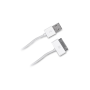 D2 DIFFUSION câble 30 broches vers USB Apple 1 m, Blanc