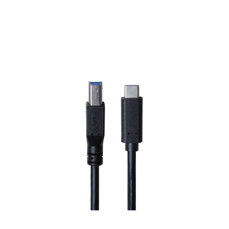 D2 DIFFUSION câble USB-C 3.0/USB B 2m - noir - 5Gbit/s