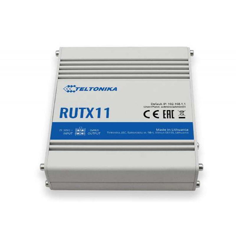 Teltonika RUTX11 routeur sans fil Gigabit Ethernet Bi-bande 